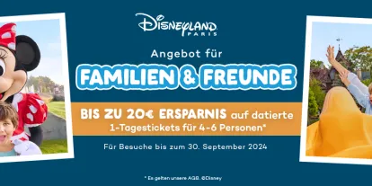 Disneyland Paris Sonderangebot für Gruppen