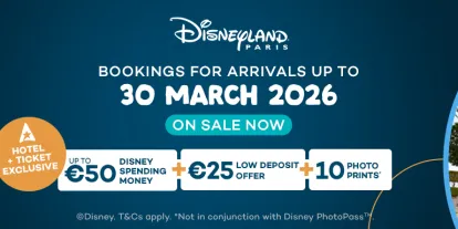 Disneyland Paris Hotels on sale until 31 March 2026