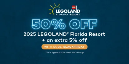 Save 50% on Legoland Florida tickets