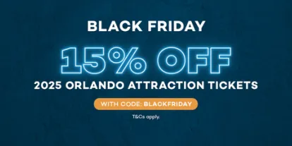 Black Friday Sale - Get 15% Off 2025 Orlando Attraction Tickets with Code BLACKFRIDAY