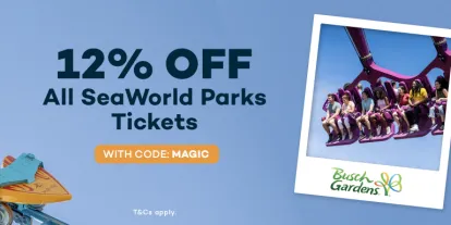 12% OFF SeaWorld Parks Tickets