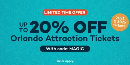 Save up to 20% on Orlando attraction tickets with code MAGIC