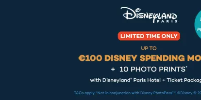 Get up to €100 spending money when you book a Disneyland Paris hotel with AttractionTickets.com