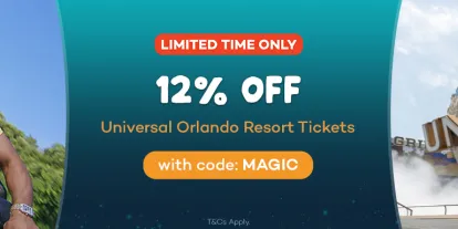 12% off Universal Orlando Tickets with code MAGIC