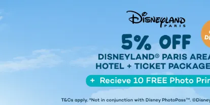 5% off Disneyland Paris area hotels with code DREAM