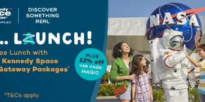 Kennedy Space Center Gateway Package - Have Lunch on Us!