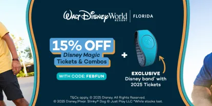 15% Off Disney Magic Tickets and Disney Combos with code FEBFUN