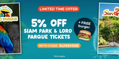 Siam Park Loro Parque 5% SUNSHINE