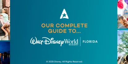 Our Complete Guide to Walt Disney World Resort in Florida A banner titled Our Complete Guide to Walt Disney World Resort in Florida
