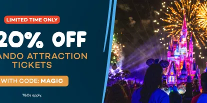 Save up to 20% on Orlando attraction tickets with code MAGIC