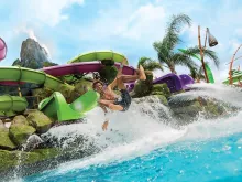 Volcano Bay Ohno of Ohyah Drop Slides