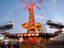 golden zephyr ride at Disney California Adventure Park