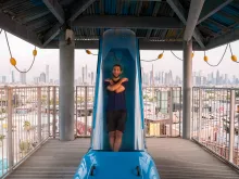 Free Fall at Laguna Waterpark Dubai