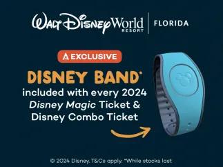 Free Disney Magic Band with 2024 Tickets