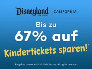 Bis zu 67% Rabatt auf Kindertickets