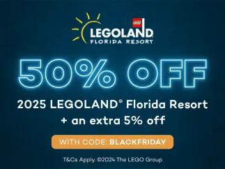 Save 50% on Legoland Florida tickets