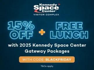 Kennedy Space Center Gateway Package - Have Lunch on Us!