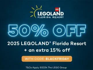 Save 50% on LEGOLAND Florida One Day Tickets