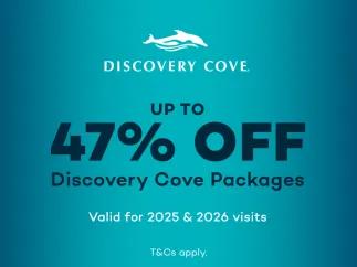 Up to 47% off Discovery Cove Tickets