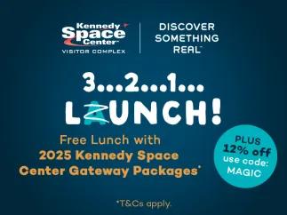 Get a Free Lunch when you buy a Kennedy Space Center Gateway Ticket