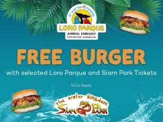 Siam Park - Loro Parque Free Burger