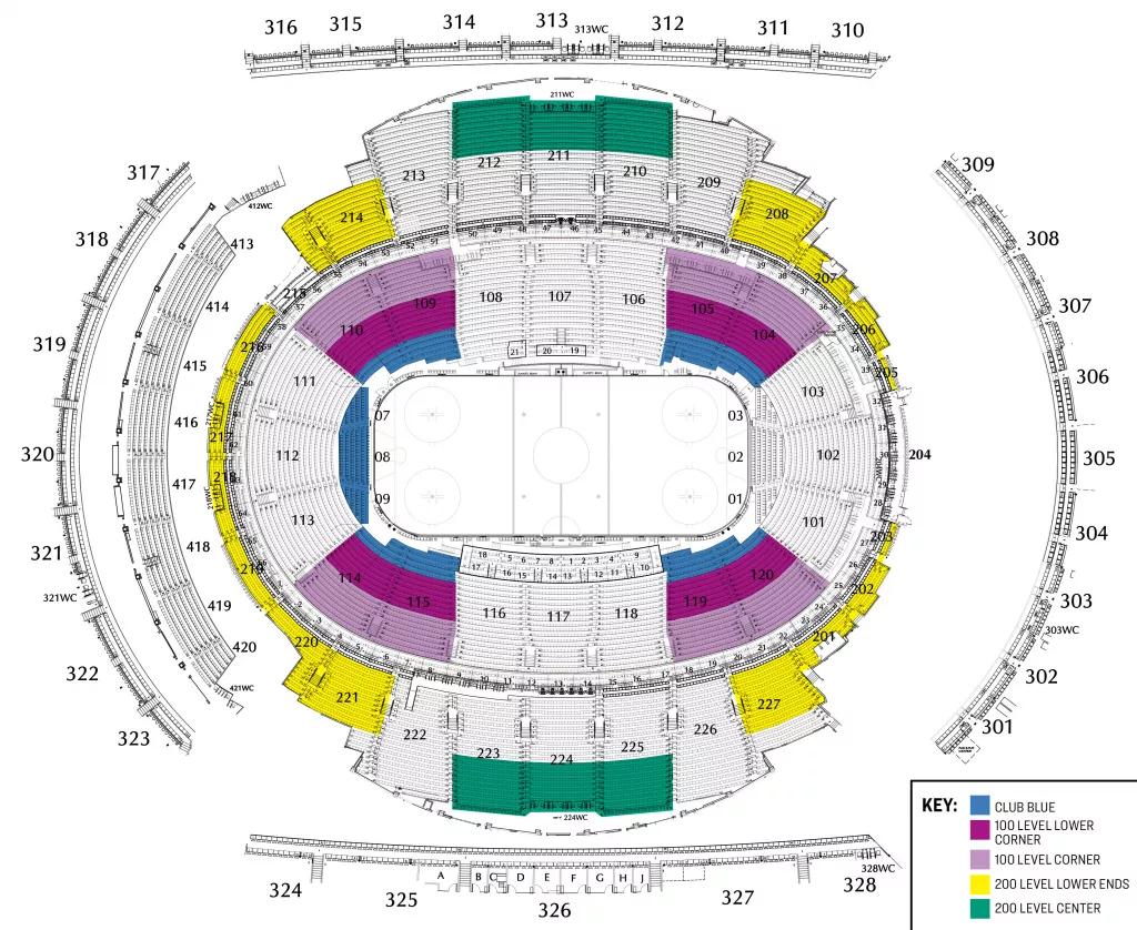 Rangers Hockey Interactive Seating Chart Matttroy