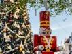 Christmas at Walt Disney World A toy solder in front of a giant Christmas tree