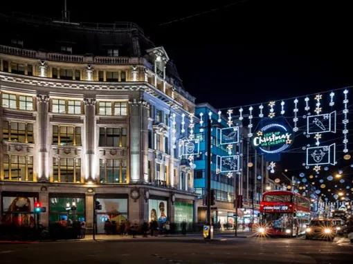 christmas street lights