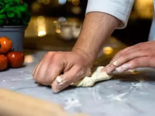 kneading dough